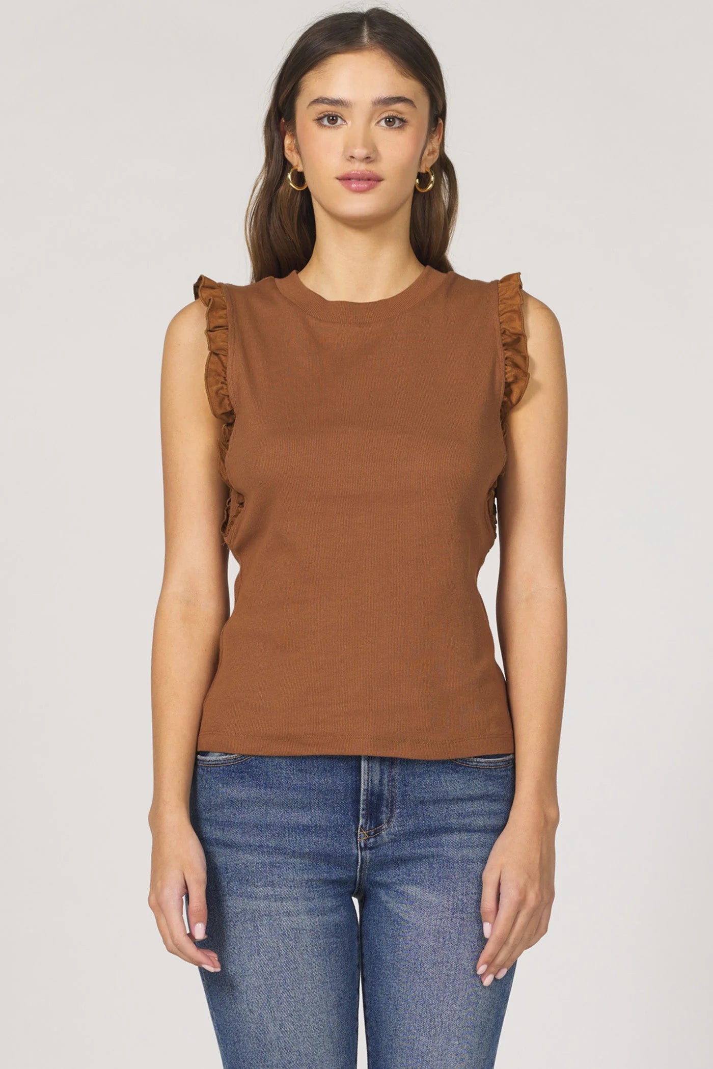 BRIDGETTE TOP - CAPPUCCINO