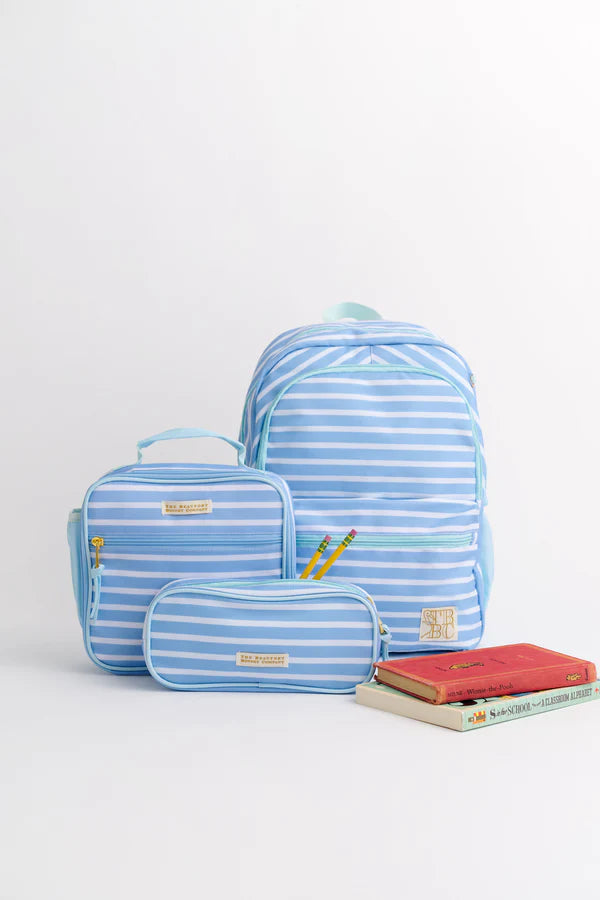 LEIGHTON LUNCH BOX - SARASOTA SKY STRIPE/SEA ISALND SEAFOAM