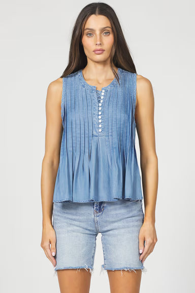 MYRON TOP - CAROLINA BLUE