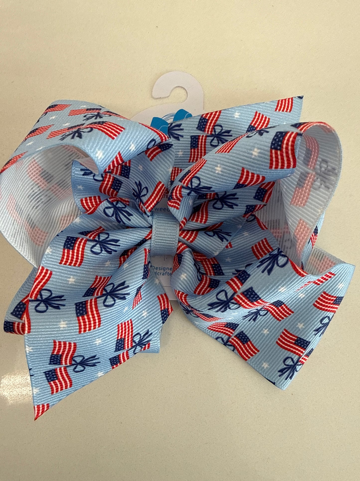 AMERICANA FLAG BOW - MIB ASSORTED SIZES