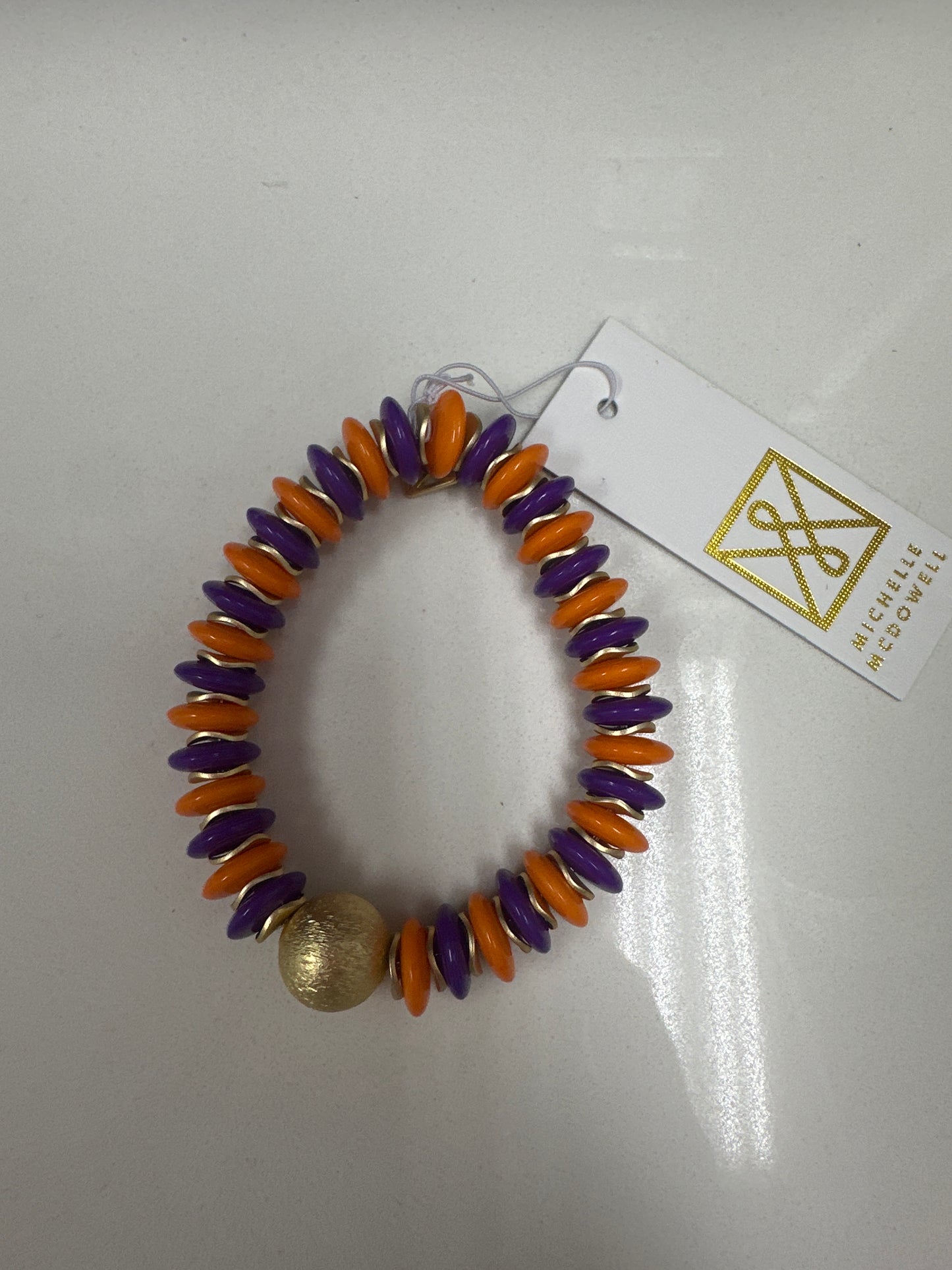 CHLOE BRACELET - PURPLE/ORANGE