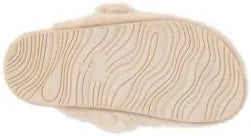 PORTLAND SLIP ON CLOG FAUX FUR - NATURAL