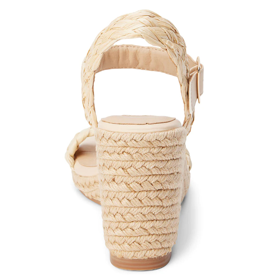 GETTY WEDGE SANDAL - NATURAL/TAN