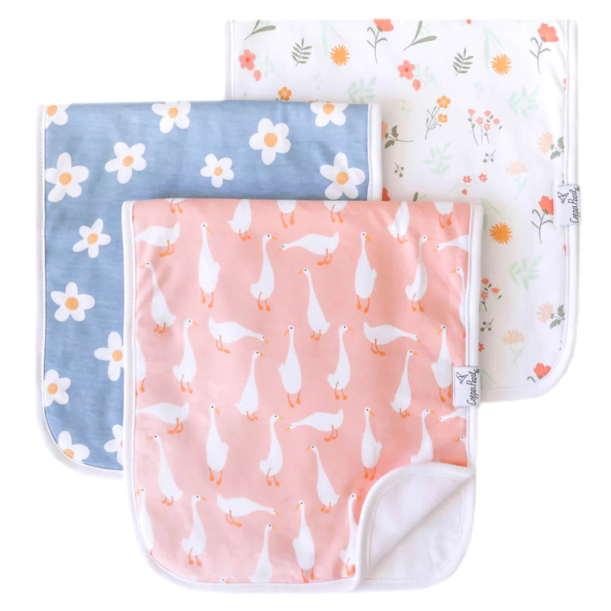BURP CLOTH SET - 3PK MORE OPTIONS AVAIL.
