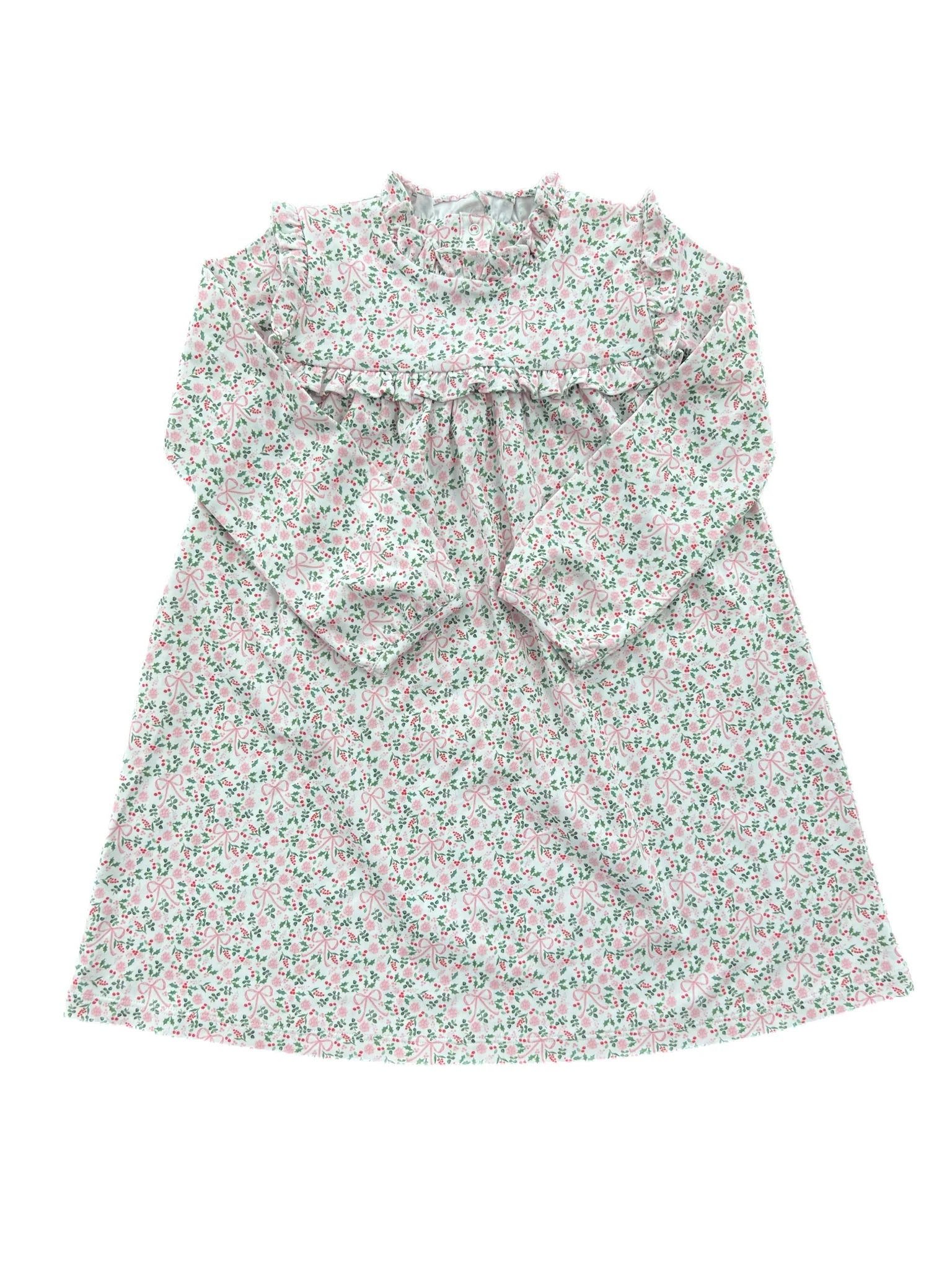 JANEY KNIT DRESS - BOWS OF HOLLY Simply Carolina JANEY KNIT DRESS - BOWS OF HOLLY Simply Carolina