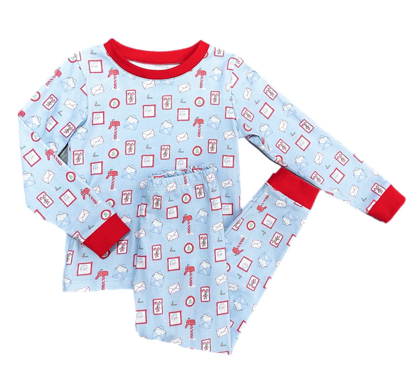 BOYS TWO PIECE PJ'S - LETTERS TO SANTA