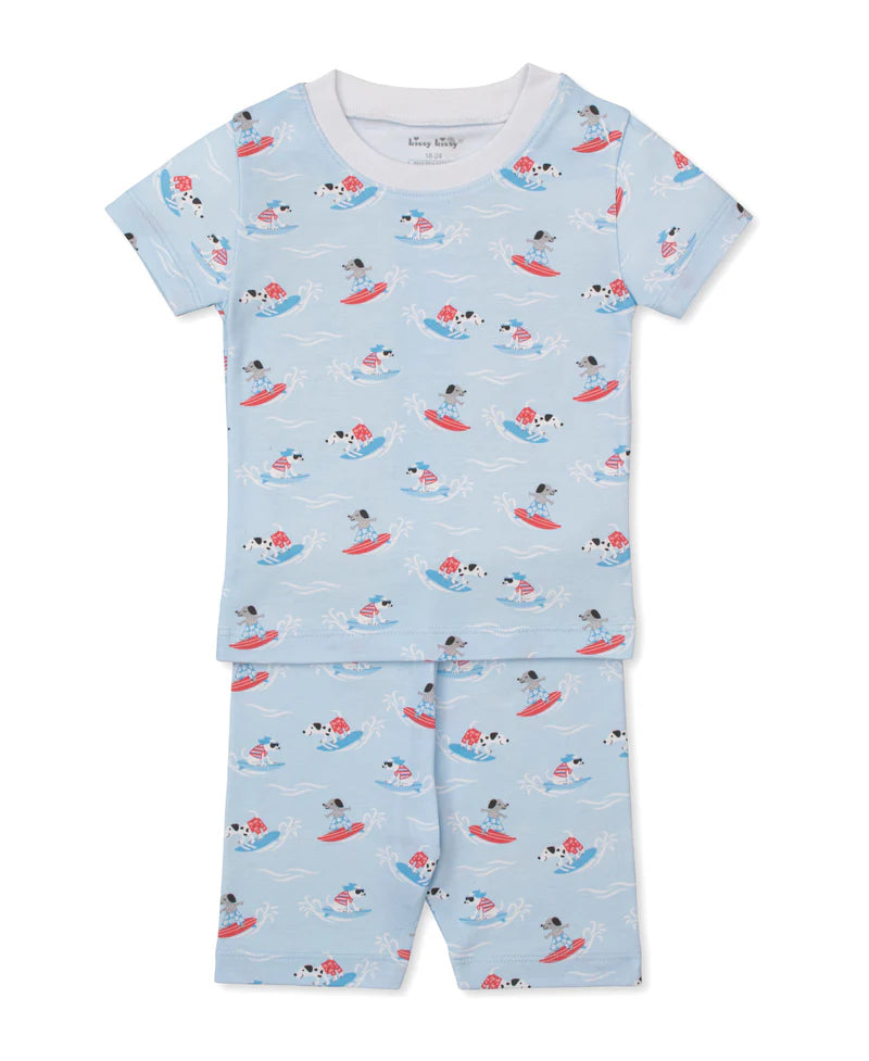BEACH PUPS SHORT PAJAMA SET