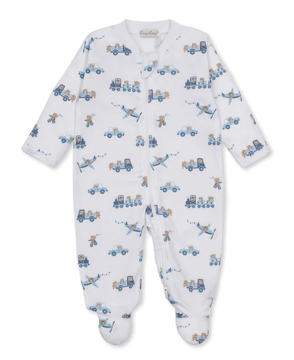 BEARS ON THE GO FOOTIE W/ZIP