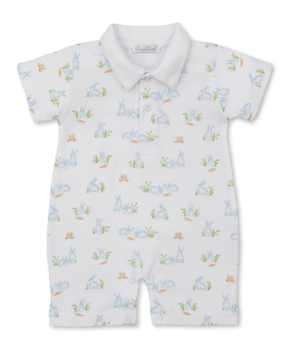 SHORT PLAYSUIT - BABY BUNNY PATCH