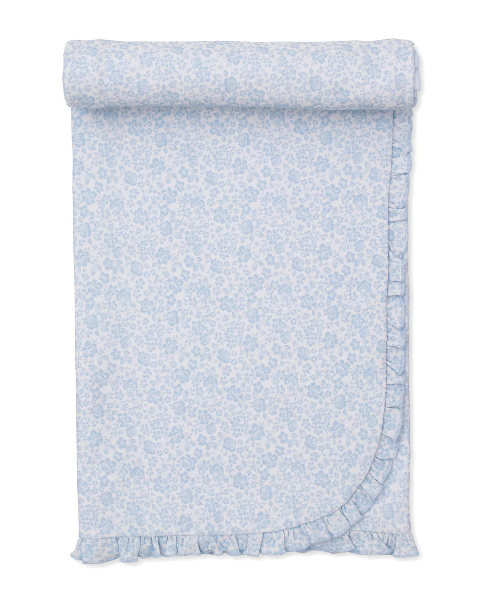 COUNTRY GARDENS BLUE BLANKET