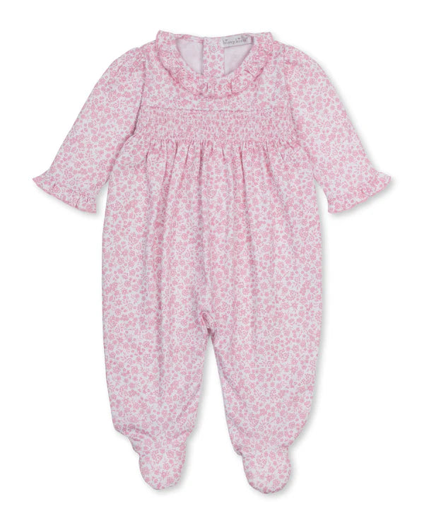 FALL BLOOMS FOOTIE W/SMK - PINK