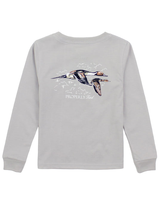 BOYS PINTAILS LS - ICE GREY
