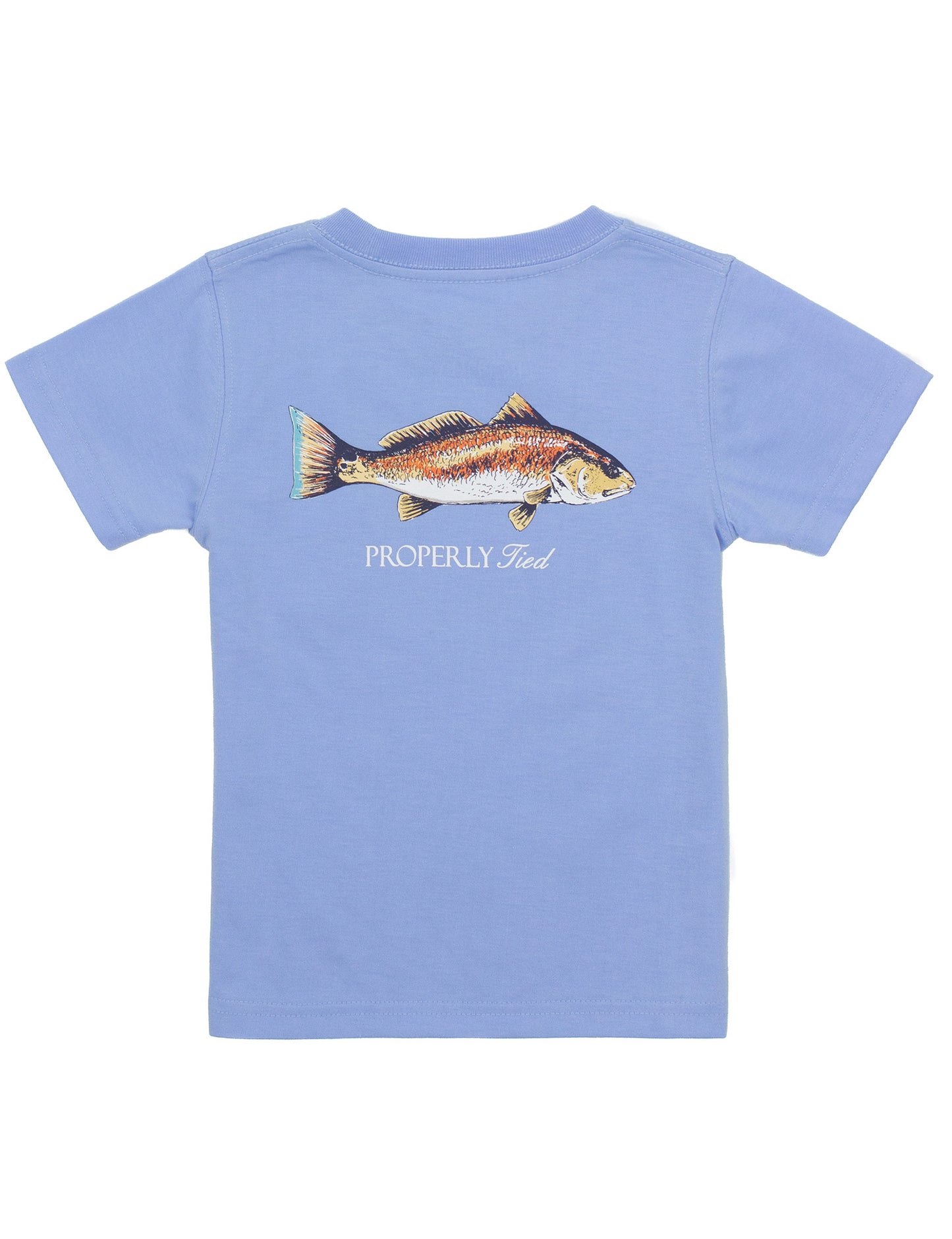 LD BOYS REDFISH SS - LIGHT BLUE