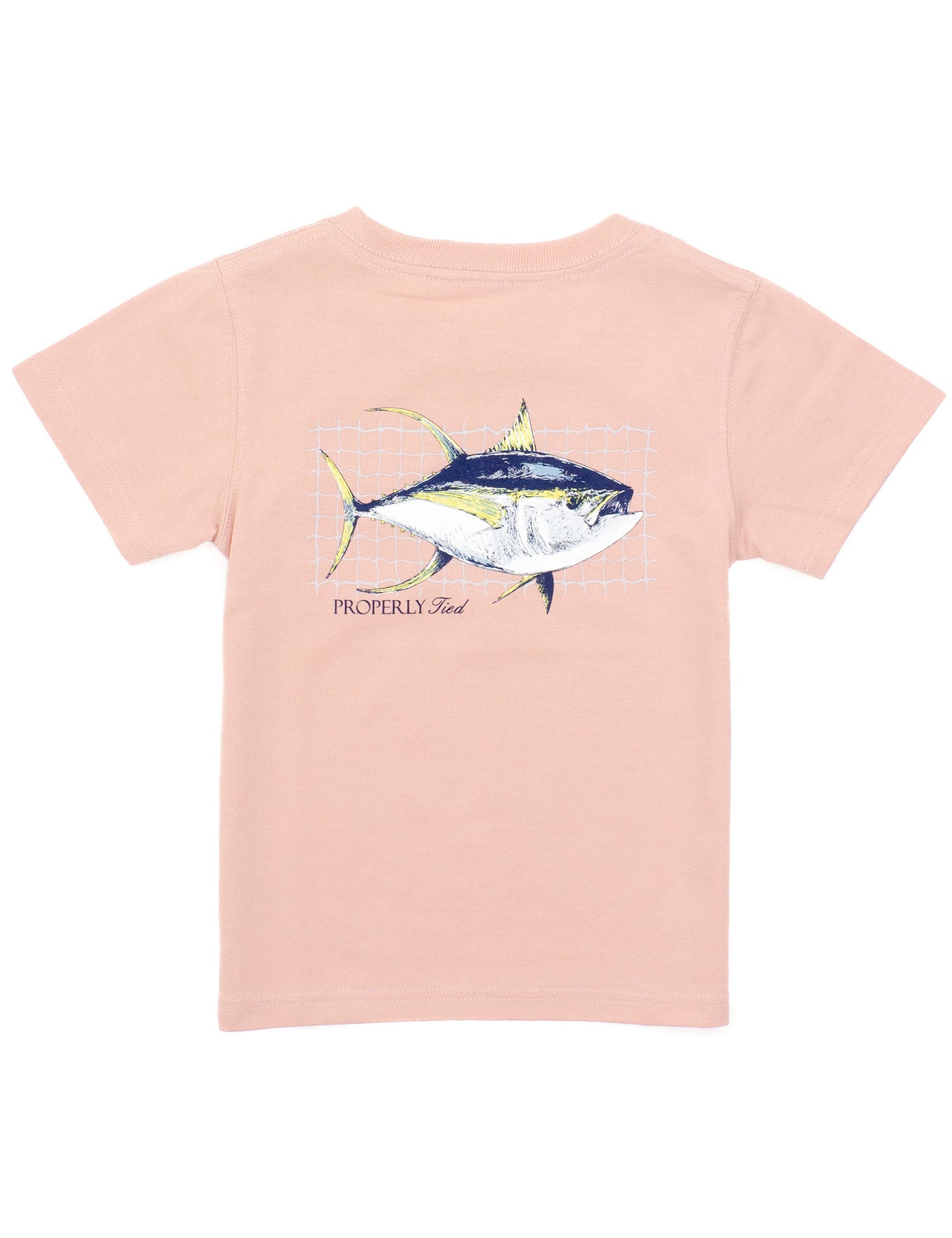 BOYS TUNA TEE - PEACH