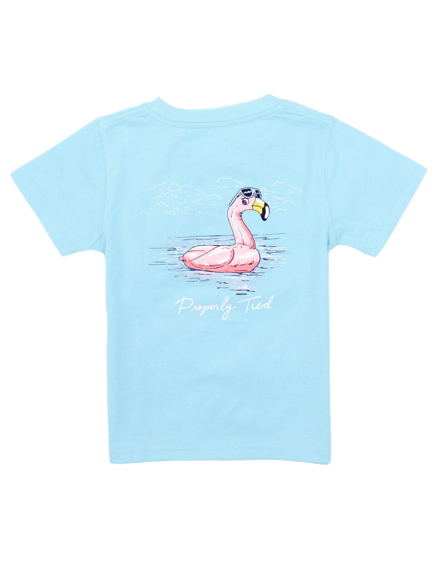 GIRLS FLAMINGO FLOAT - AQUA