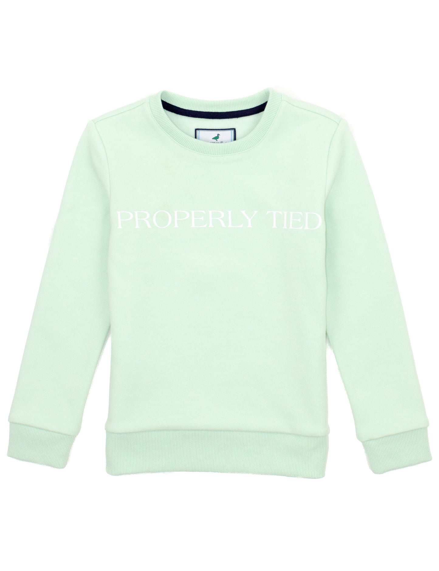 GIRLS LAUREL CREW - SEAFOAM