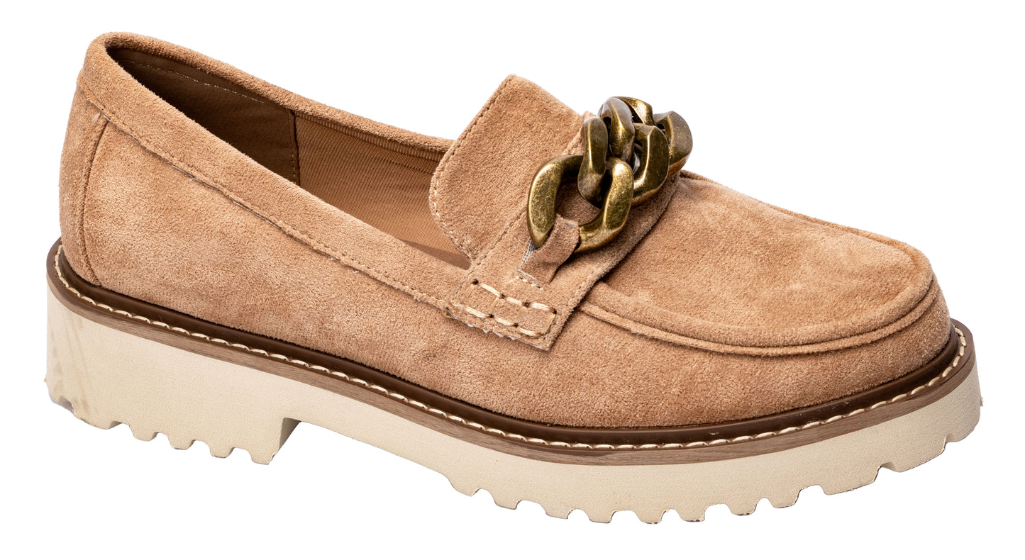 LITERALLY - CAMEL FAUX SUEDE