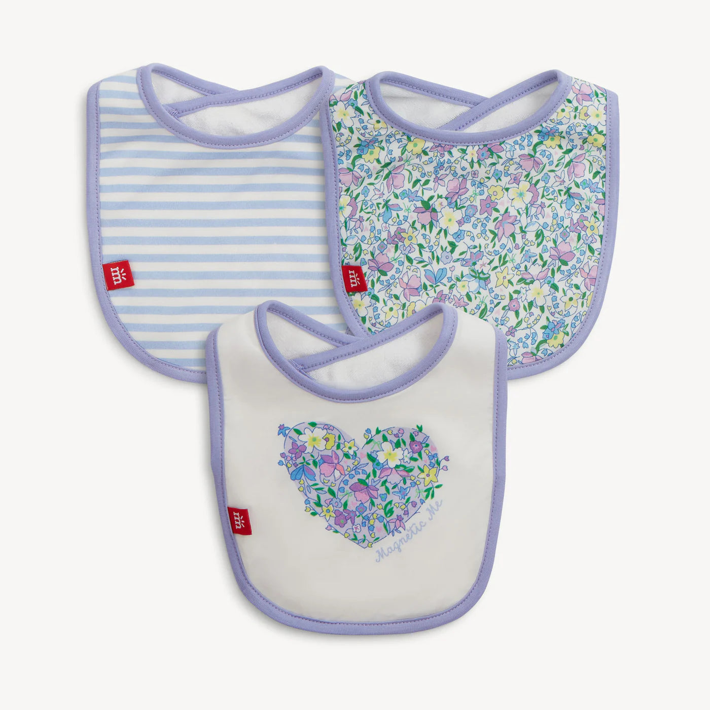 MAGNETIC ME BIB SET 3PK - LAVINIA