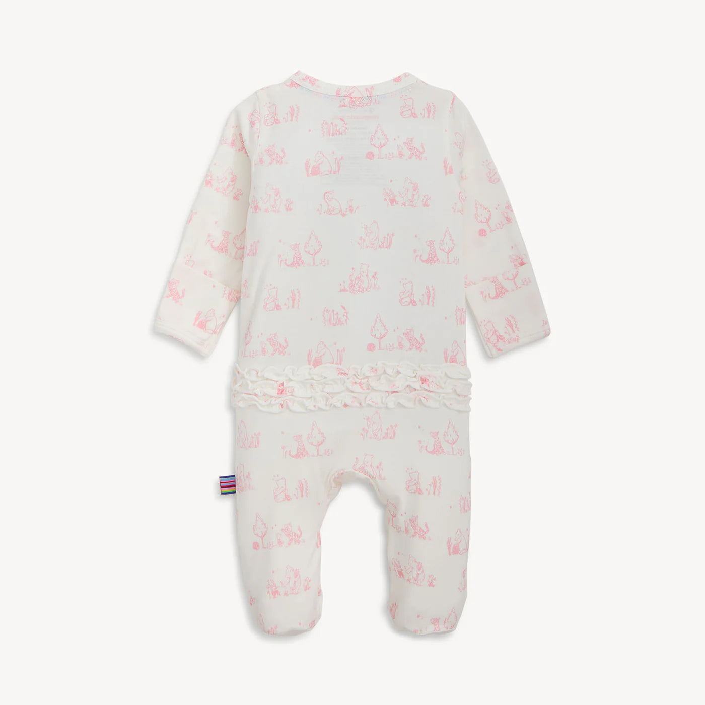 SWEETER THAN HUNNY MAGNETIC RUFFLE FOOTIE