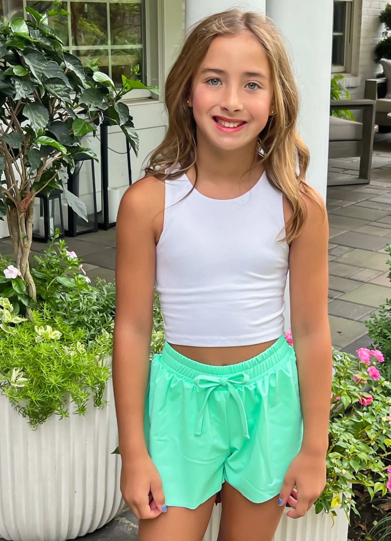 BUTTERFLY SHORTS - MINT