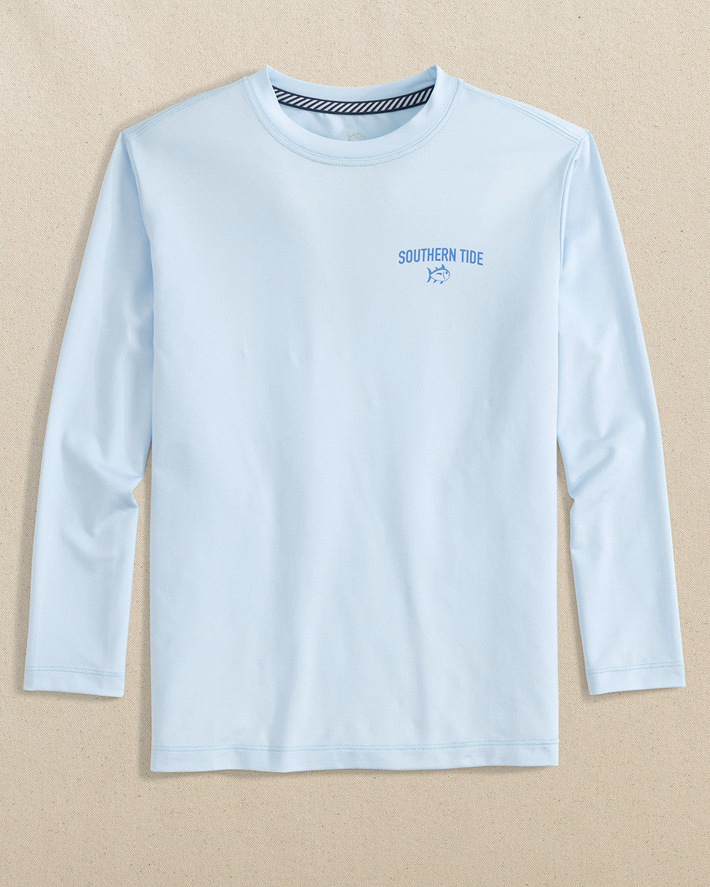 LS BLUE SAILS PERFORMANCE TEE - DEWDROP BLUE