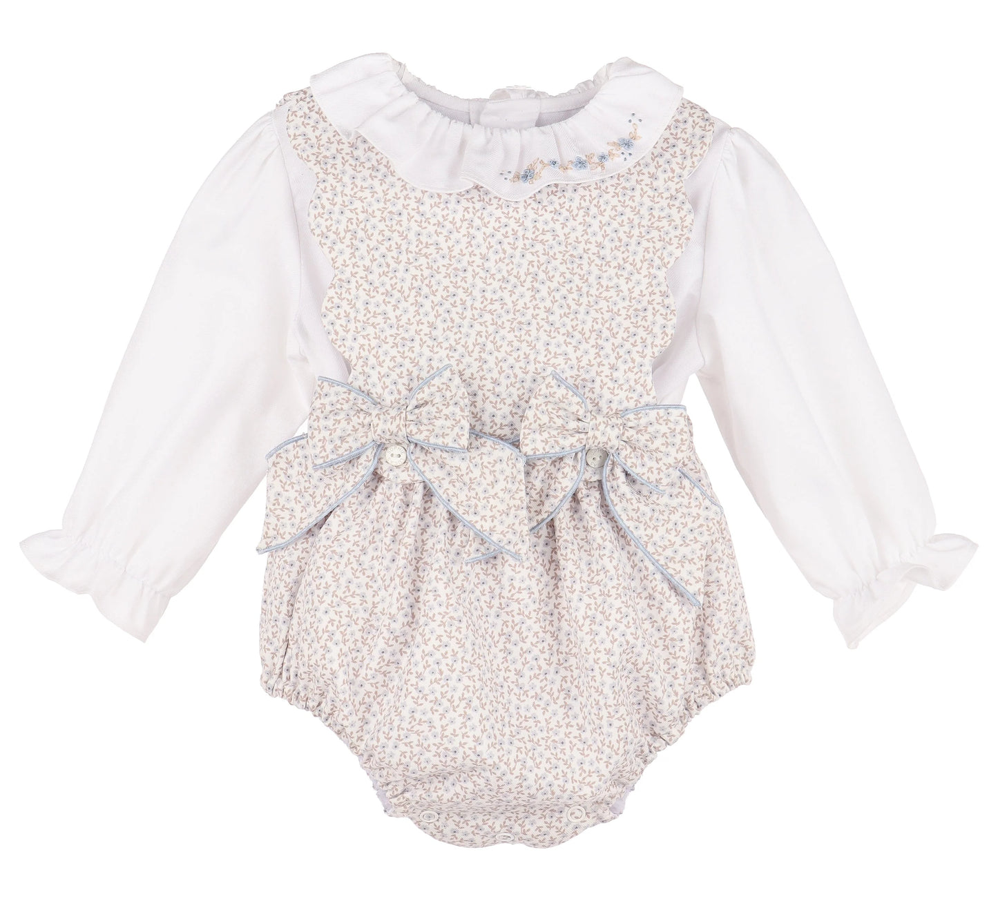 BB BLOOMS OG GIRL OVERALL, BLUE
