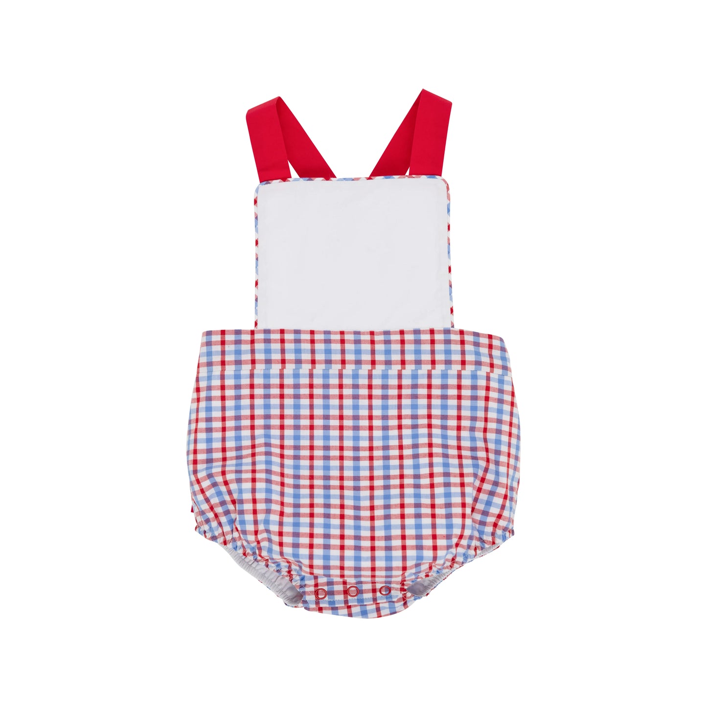 SAYRE SUNSUIT - PROVINCETOWN PLAID W/ RICHMOND RED AND WHITE