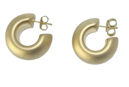 SMALL BUBBLE HOOPS - GOLD