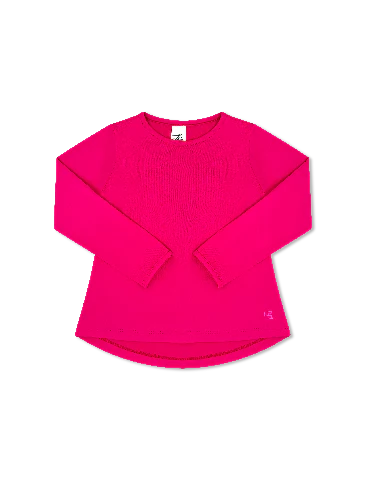 TAYLOR T LONG SEEVE SHIRT - POWER PINK, TOTALLY TURQUOISE