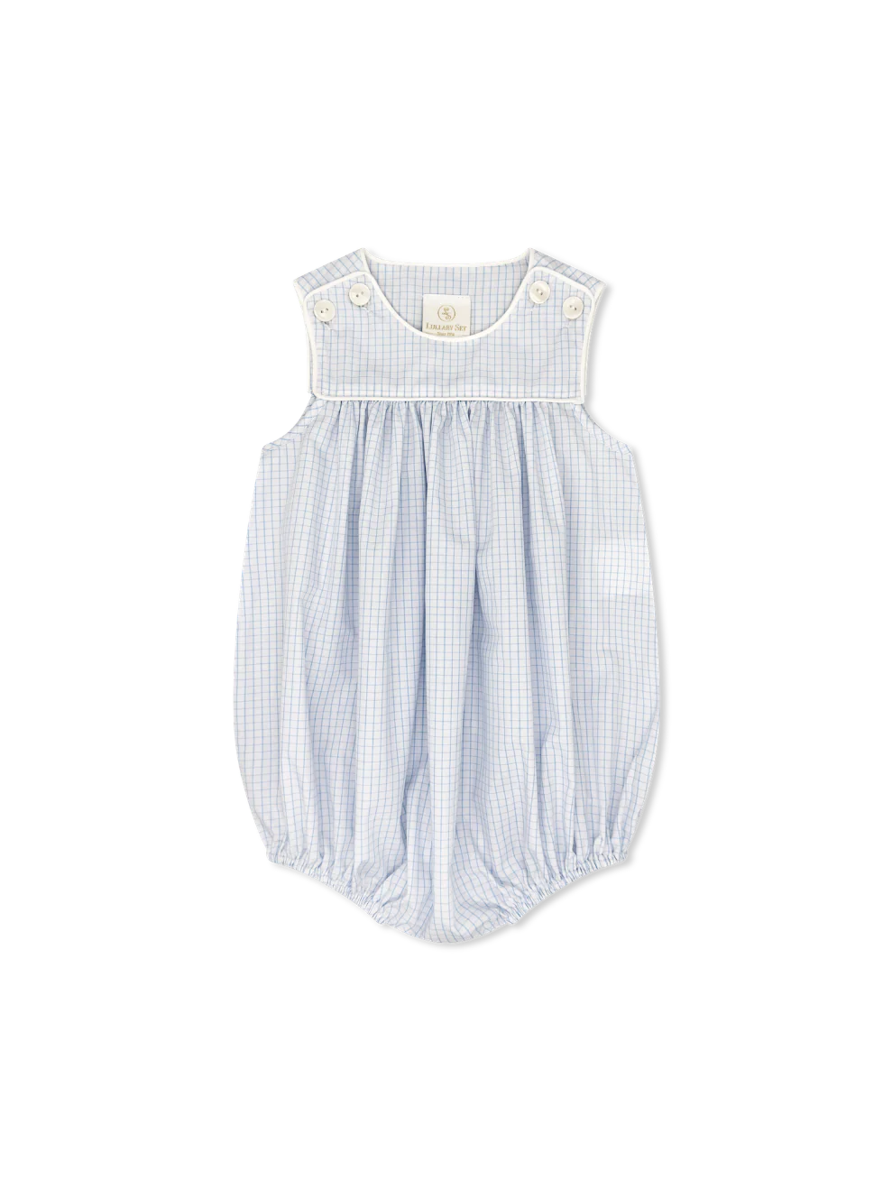 CHARMING BUBBLE - CLASSIC BLUE WINDOWPANE