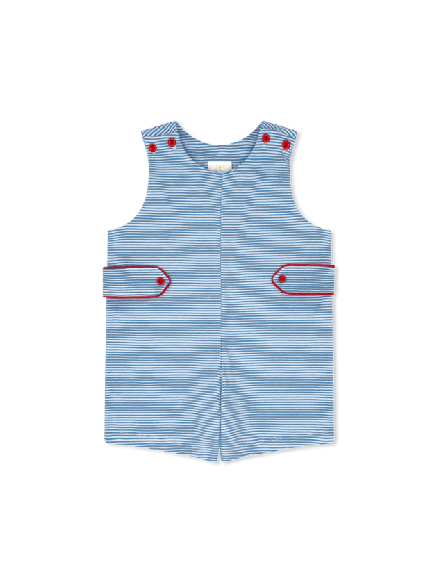JEFFERSON JON JON - SEASIDE BLUE MINISTRIPE