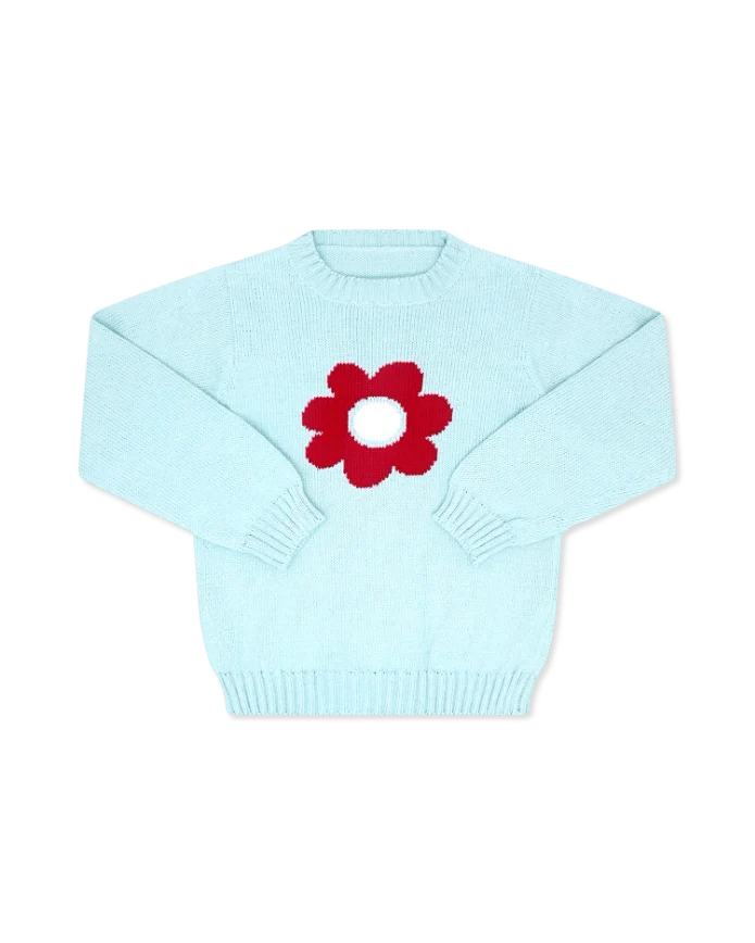 COZY UP SWEATER - BLUFFTON BLUE FLOWER