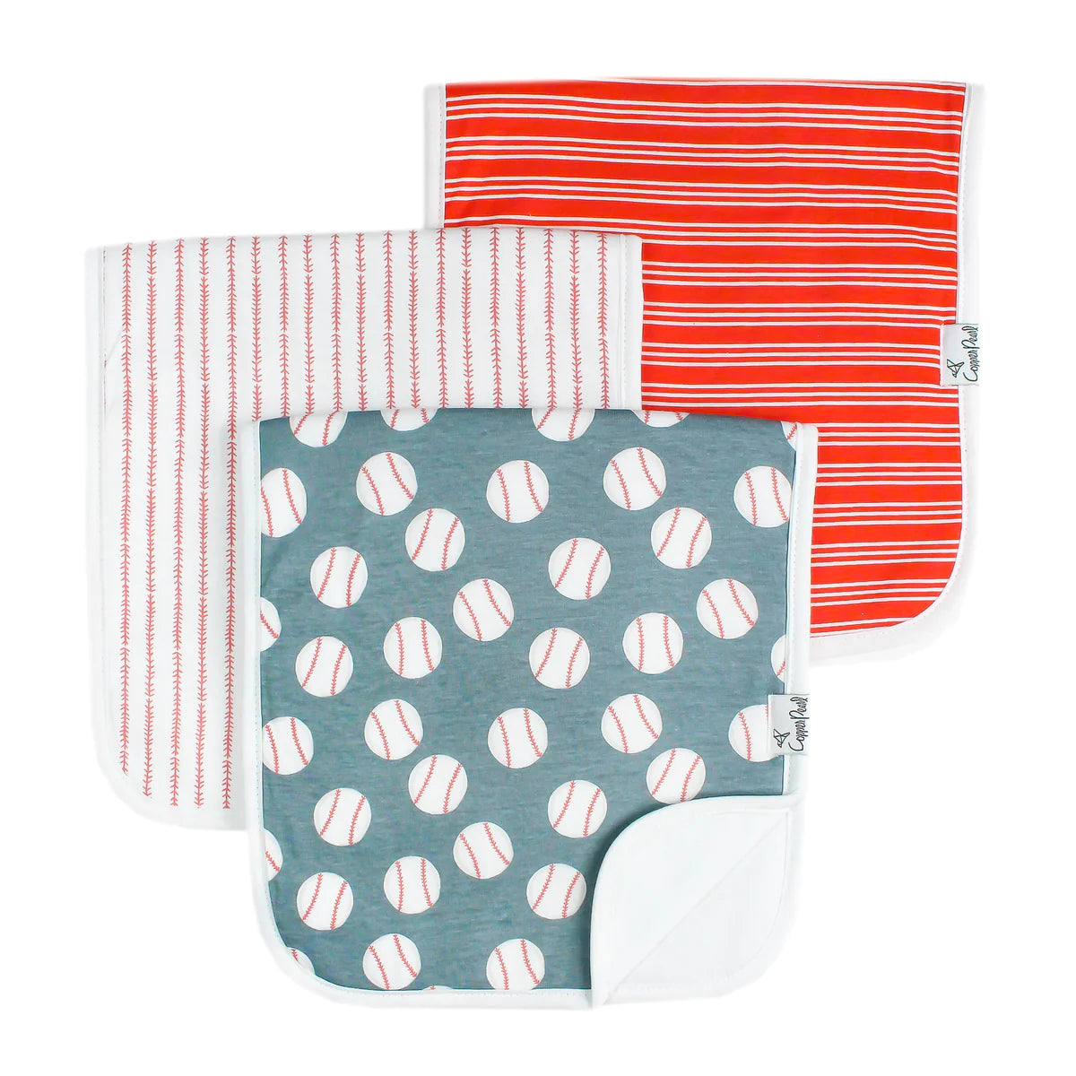 BURP CLOTH SET - 3PK MORE OPTIONS AVAIL.