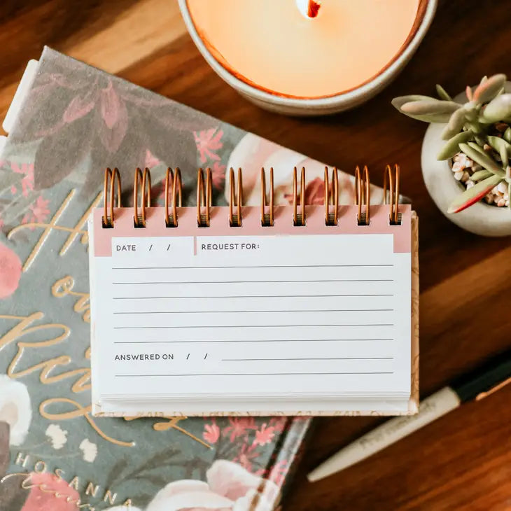 MINI PRAYER REQUEST JOURNAL - BLUSH