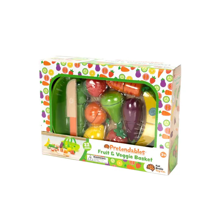 PRETENDABLES FRUIT & VEGGIE BASKET