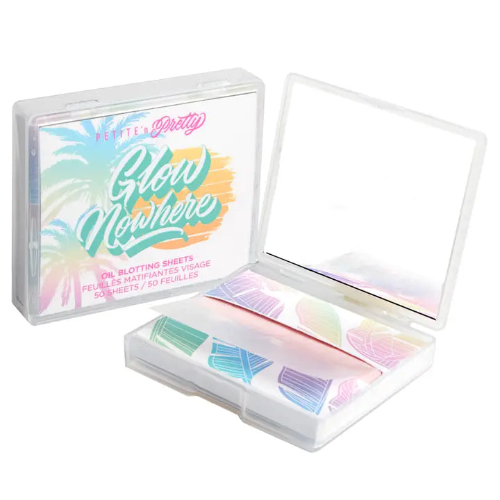 GLOW NOWHERE OIL BLOTTING SHEETS
