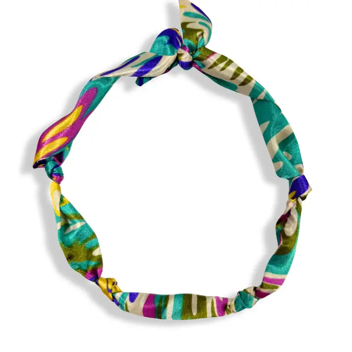 SCARF BANDANA FOR CHARM NECKLACE - ASSORTED COLORS