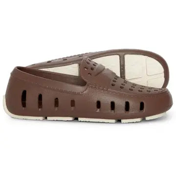 KIDS PRODIGY DRIVER DRIFTWOOD SHOE - BROWN/COCONUT