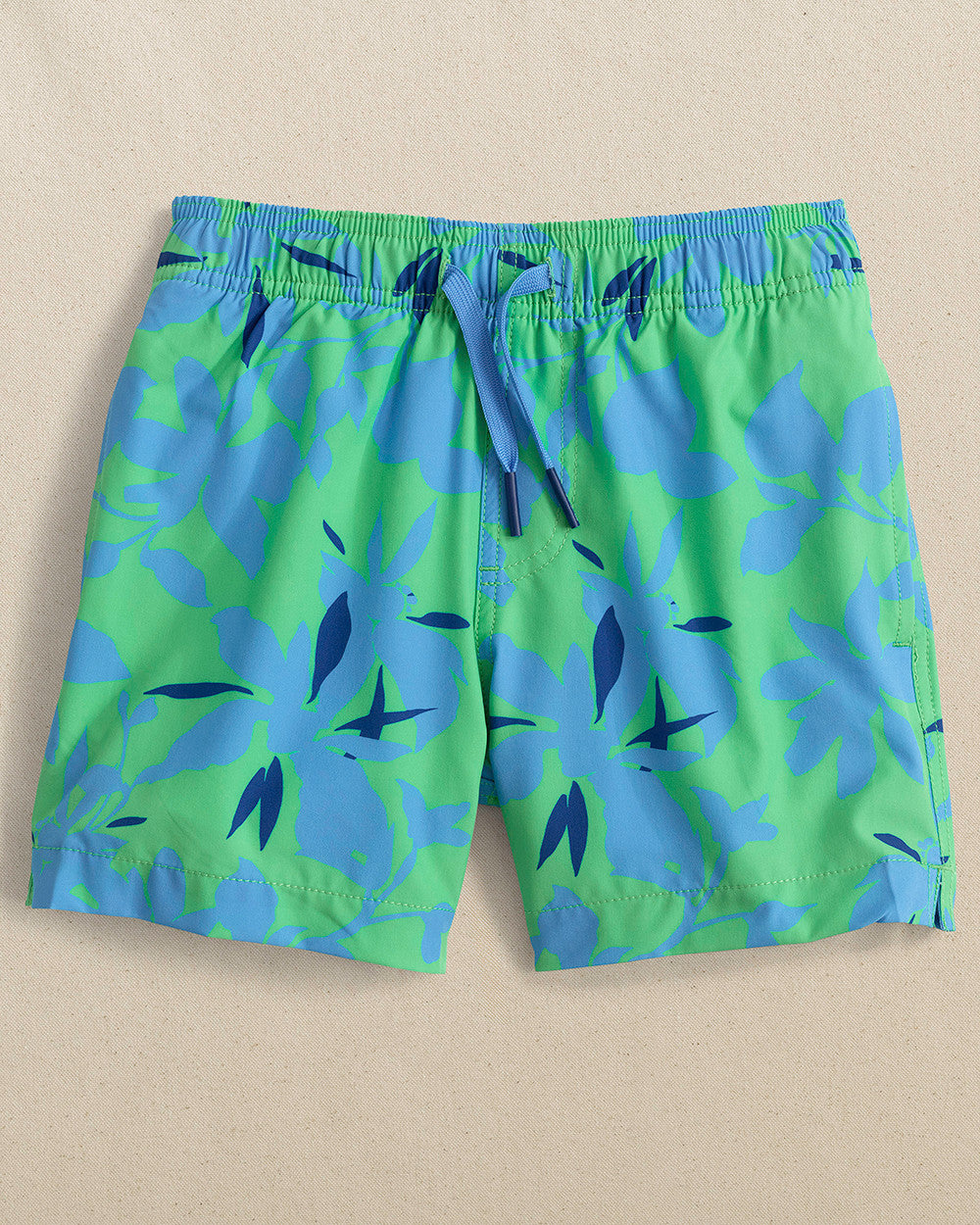 BOYS BLOSSOM BAY SWIM TRUNKS - JADE GREEN