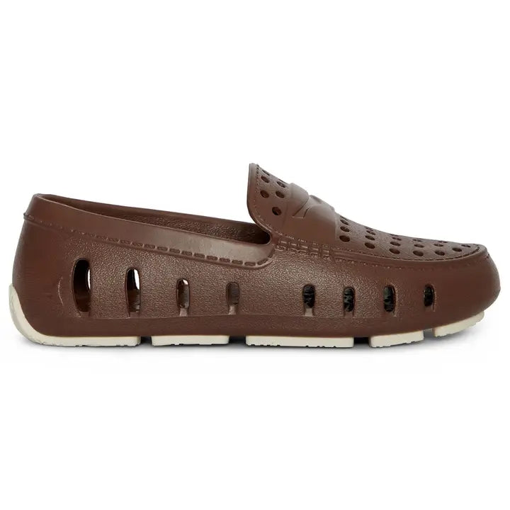 KIDS PRODIGY DRIVER DRIFTWOOD SHOE - BROWN/COCONUT