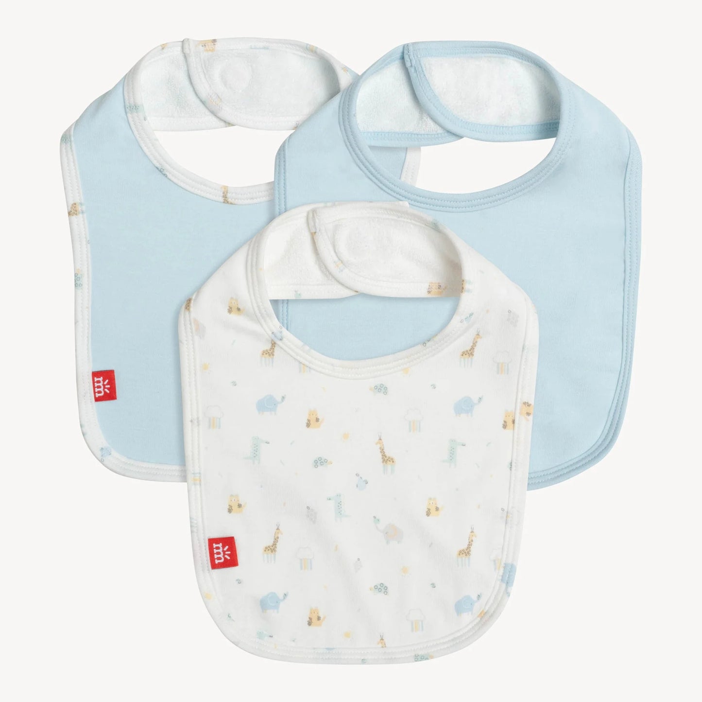 BLUE LITTLE BITTY PRETTY 3 BIB PACK