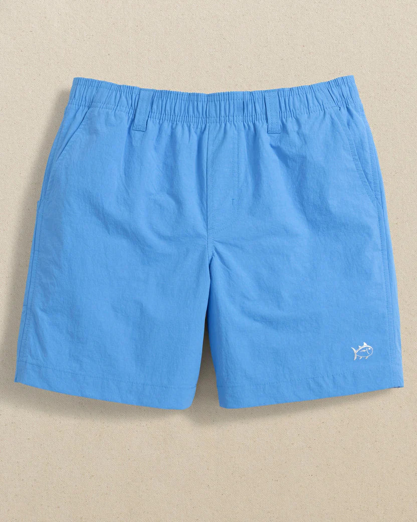 BOYS SHORELINE SHORT - BOAT BLUE