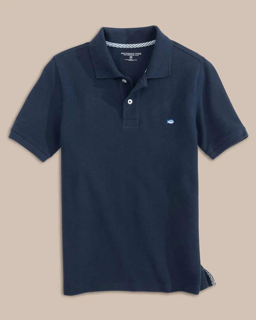 BOYS SKIPJACK POLO SHIRT - TRUE NAVY