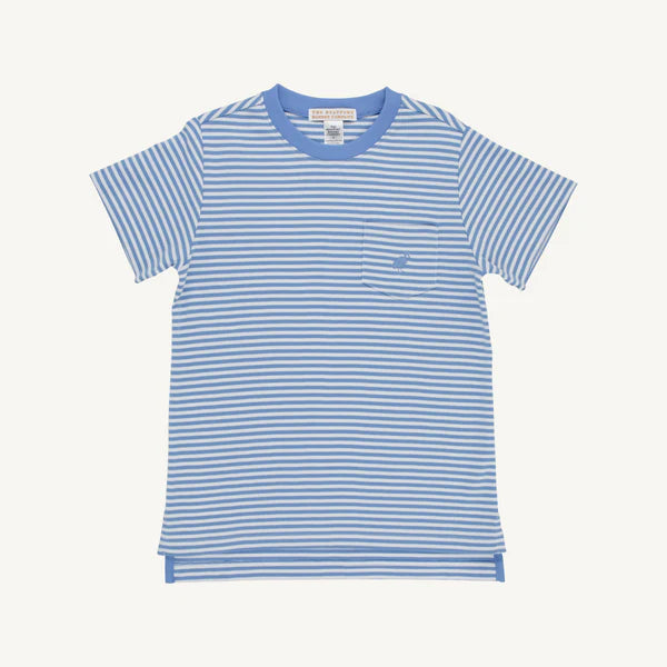 CARTER CREWNECK - SUNRISE BLVD BLUE STRIPE/SUNRISE BLVD BLUE