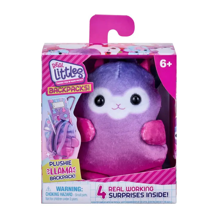 REAL LITTLES BACKPACKS PLUSHIE PETS - ASSORTED STYLES