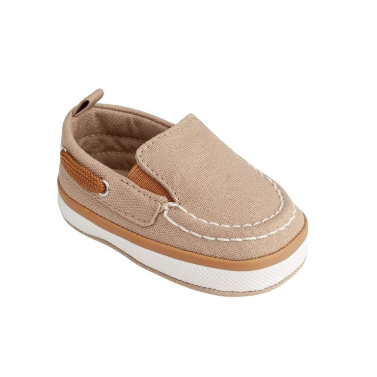 INFANT SLIP-ON DECK SHOE - TAN