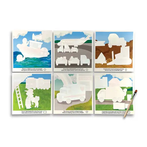 WATER AMAZE WATER REVEAL BOARDS - HELPFUL VEHICLES