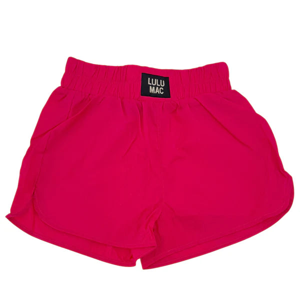 YOUTH LULU MAC SHORTS - HOT PINK