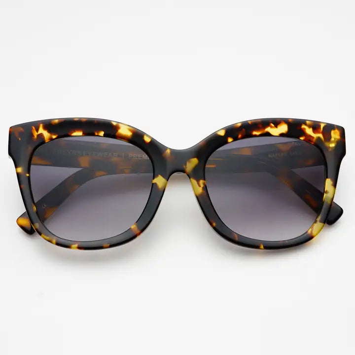 NAPLES ACETATE CAT EYE SUNGLASSES - TORTOISE