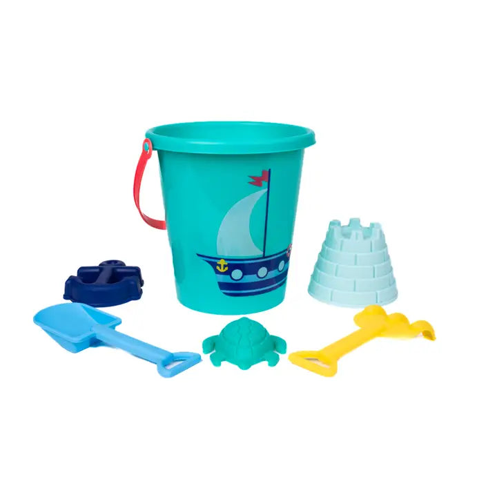 6-PIECE SHIP SAND BUCKET SET